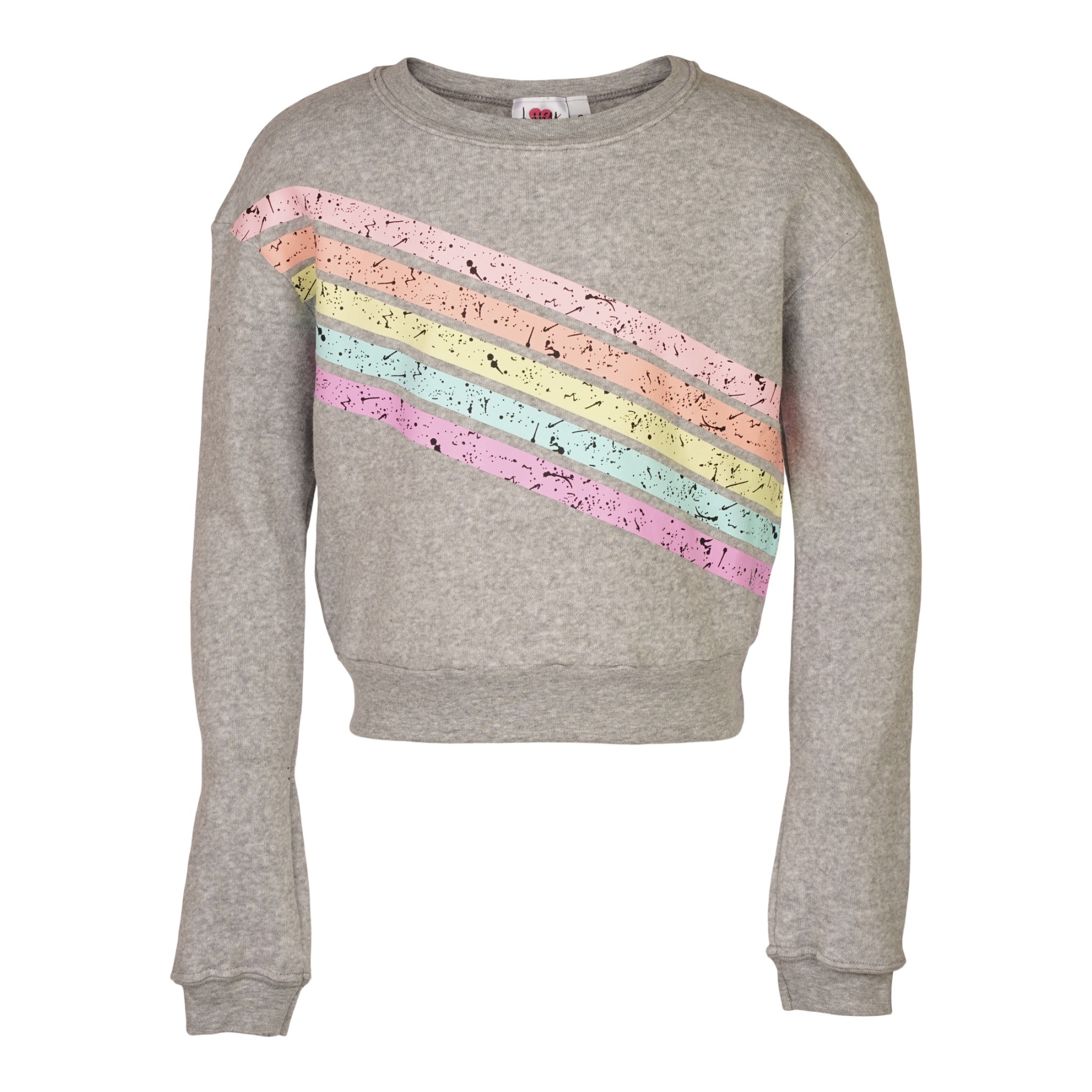 Splatter Sorbet Stripe Sweatshirt - Denny's