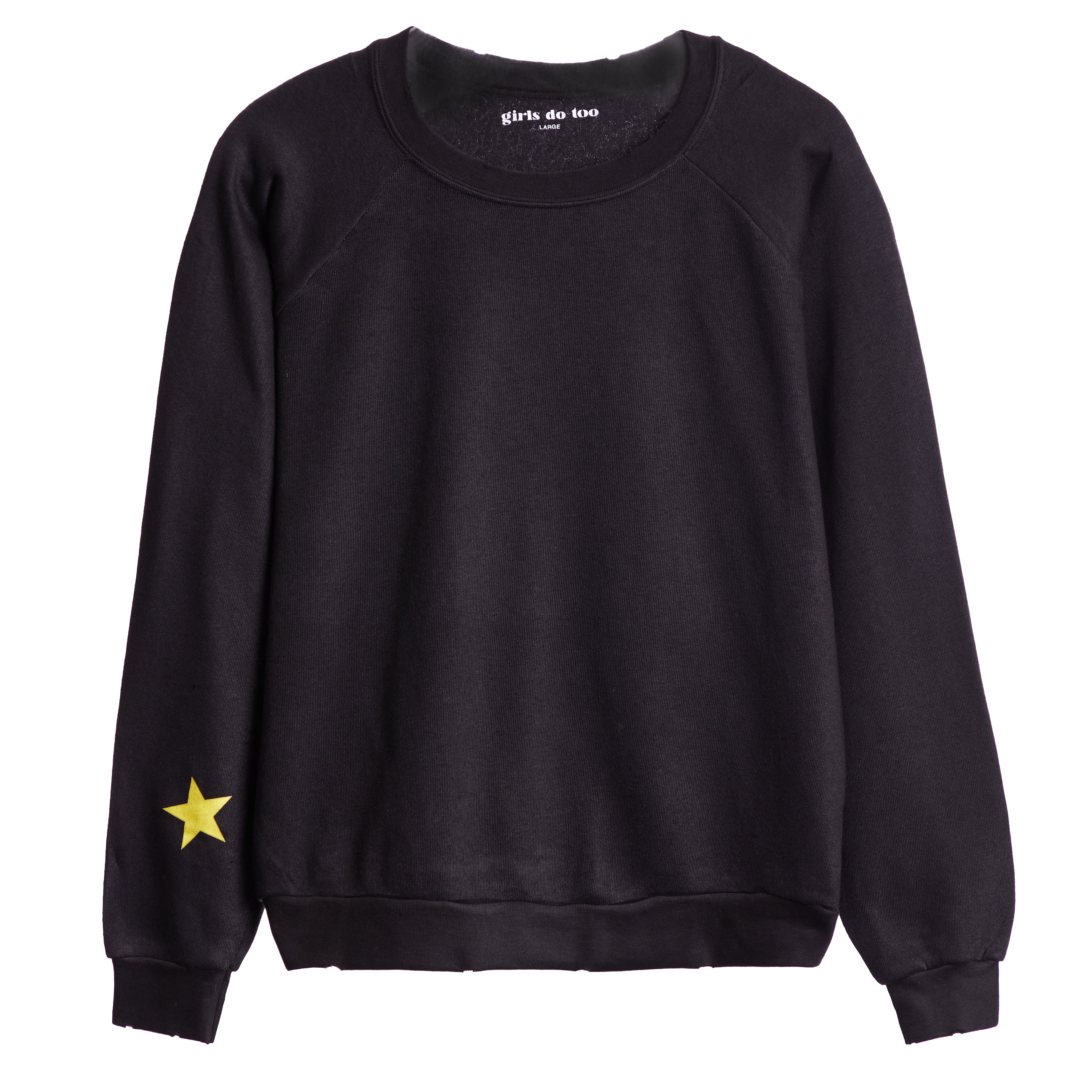 Big Smiley Back Rawedge Sweatshirt - Denny's