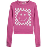 Checkered Smiley Sweatshirt - Denny's