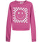Checkered Smiley Sweatshirt - Denny's