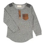 Tommy Plaid Pocket Henley - Denny's