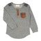 Tommy Plaid Pocket Henley - Denny's