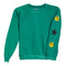 Stars & Yellow Smiley Arm Rawedge Sweatshirt - Denny's