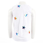 Clavicle Slit Tank Top with Foil Star - Denny's