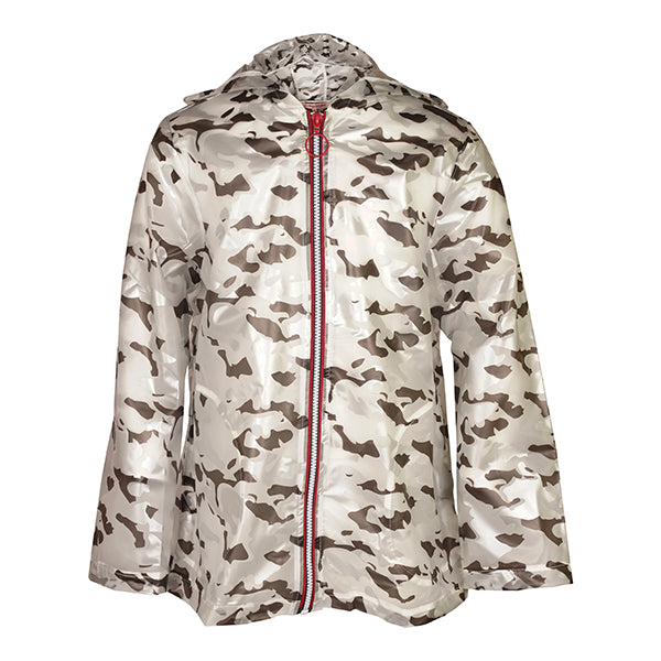 Transparent Vinyl Raincoat Camo - Denny's