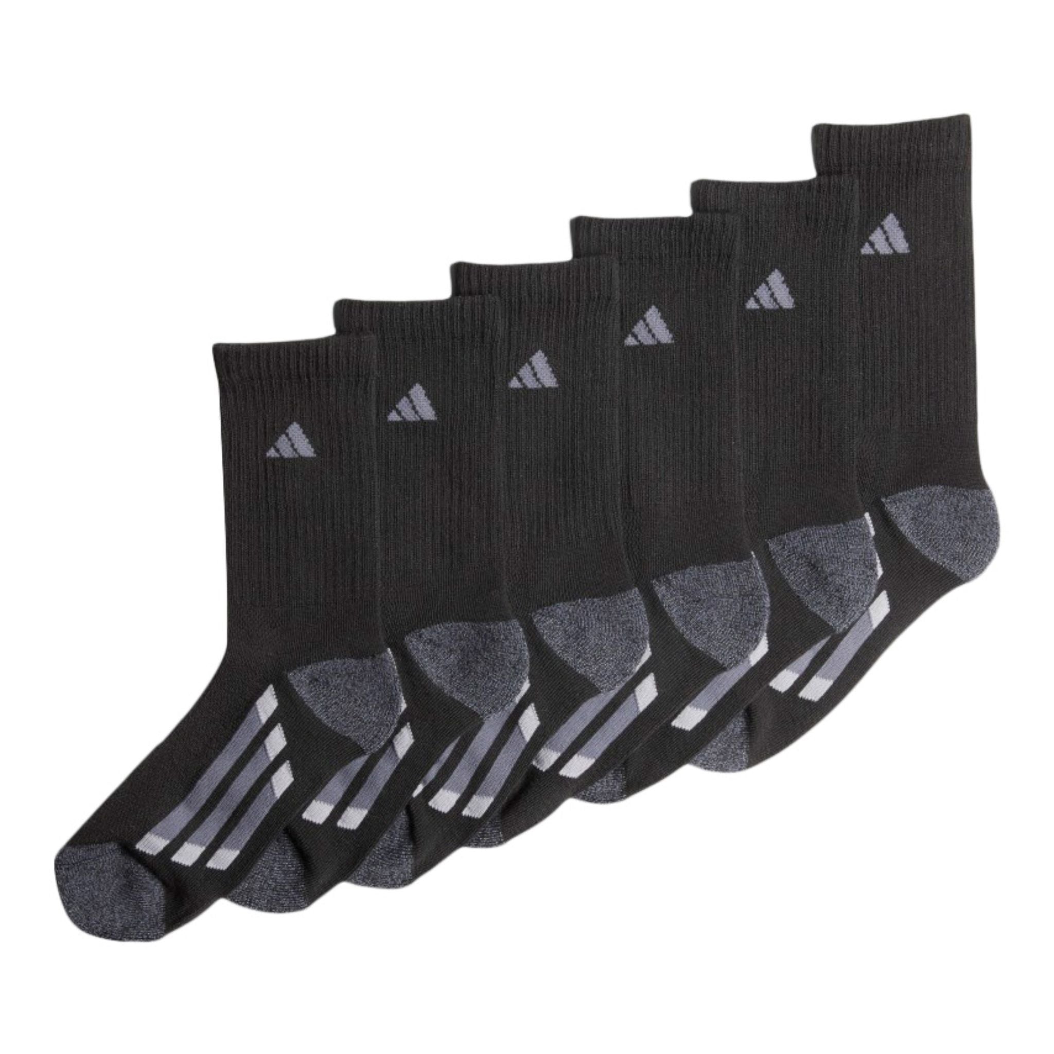 Youth Size 6 Pack Crew Socks - Shoe Size 13C - 4Y - Denny's