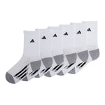 Youth Size 6 Pack Crew Socks - Shoe Size 13C - 4Y - Denny's