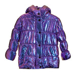 Mermaid Iridescent Puffer Coat - Denny's