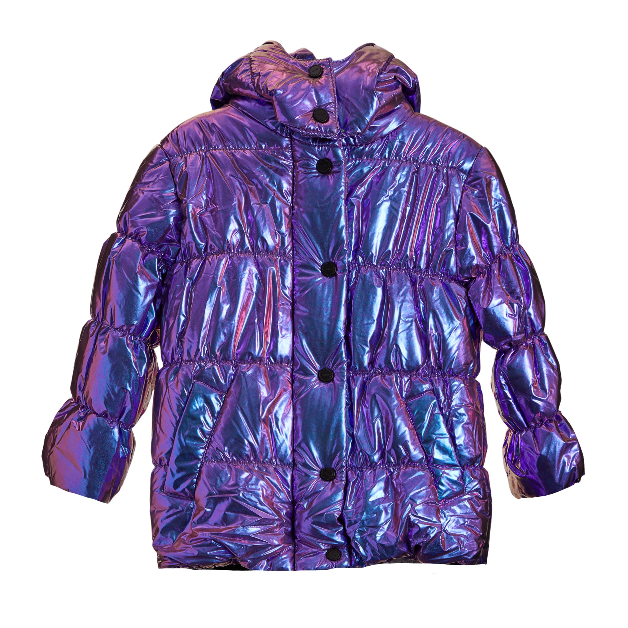 Mermaid Iridescent Puffer Coat - Denny's
