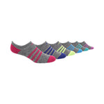 Girls Superlight 6pk No Show Shoe Size 3Y-9 - Denny's
