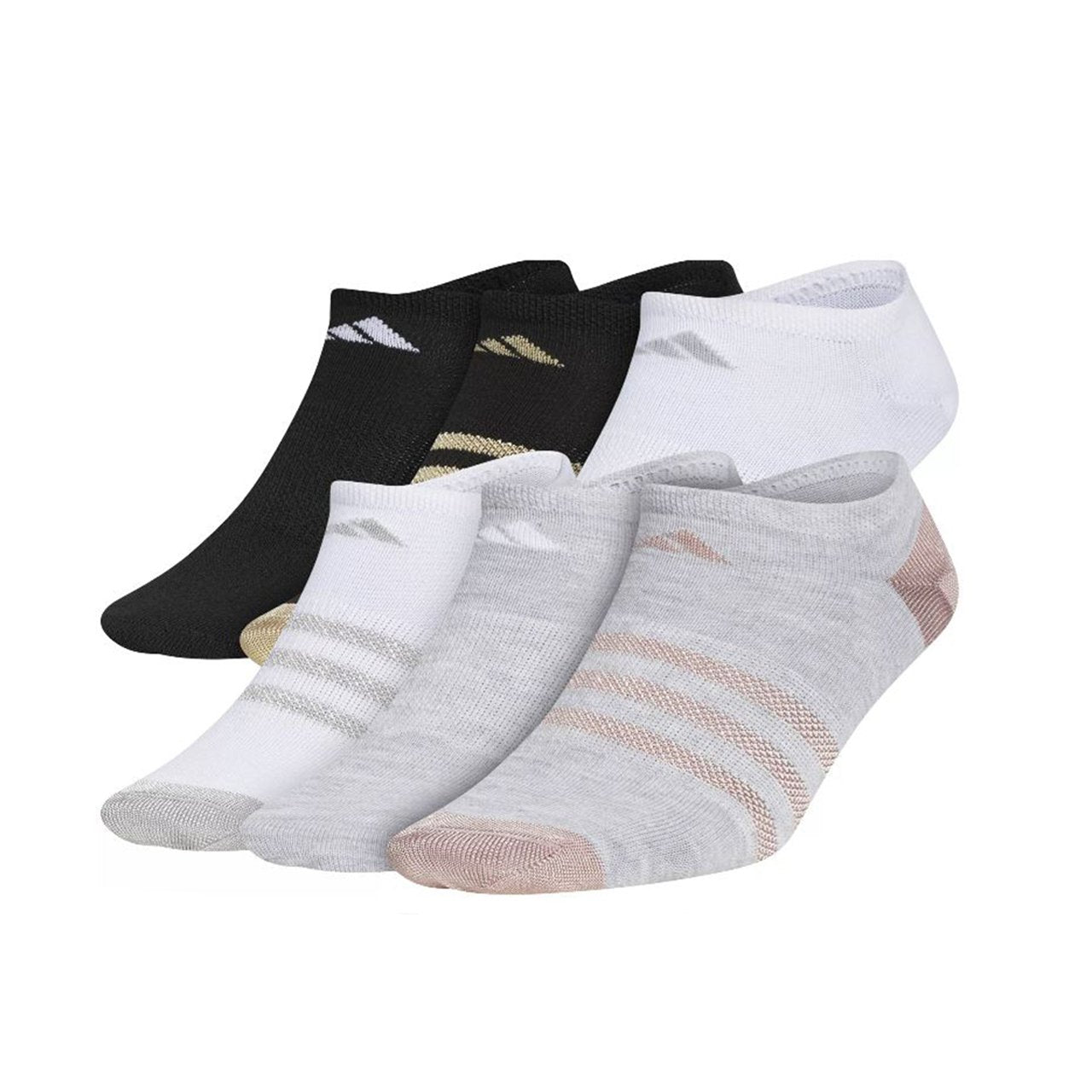 Girls 6pk No Show Socks - Denny's