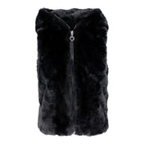Hooded Fur Vest - Denny's