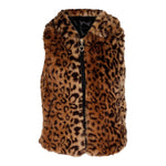 Leopard Hooded Vest - Denny's