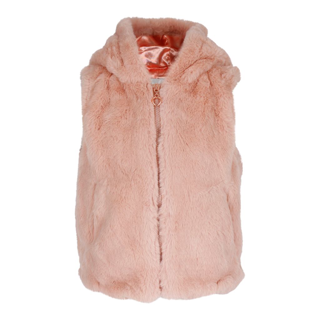 Hooded Fur Vest - Denny's