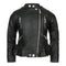 Faux Leather Peplum Moto Jacket - Denny's