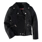 Faux Leather Moto Jacket - Denny's