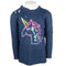 Long Sleeve Cutouts Top with Unicorn - Denny's