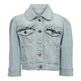 Ruffle Denim Jacket - Denny's