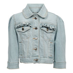 Ruffle Denim Jacket - Denny's