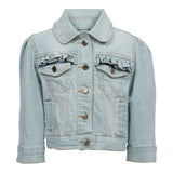 Ruffle Denim Jacket - Denny's