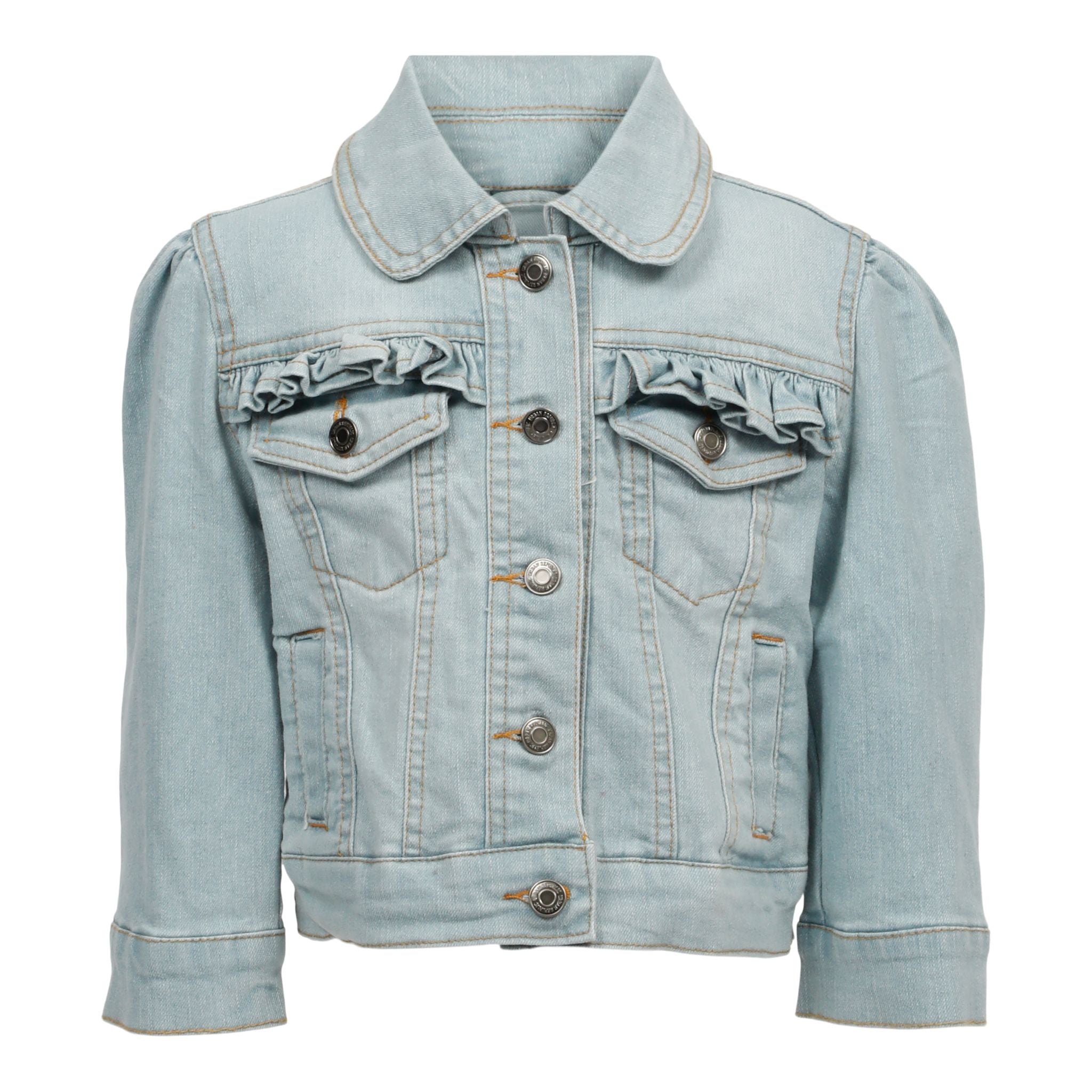 Ruffle Denim Jacket - Denny's