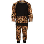 2 Piece Leopard Hoodie Set - Denny's
