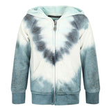 Indigo Surf Tie Dye Zip Sweatshirt - Denny's