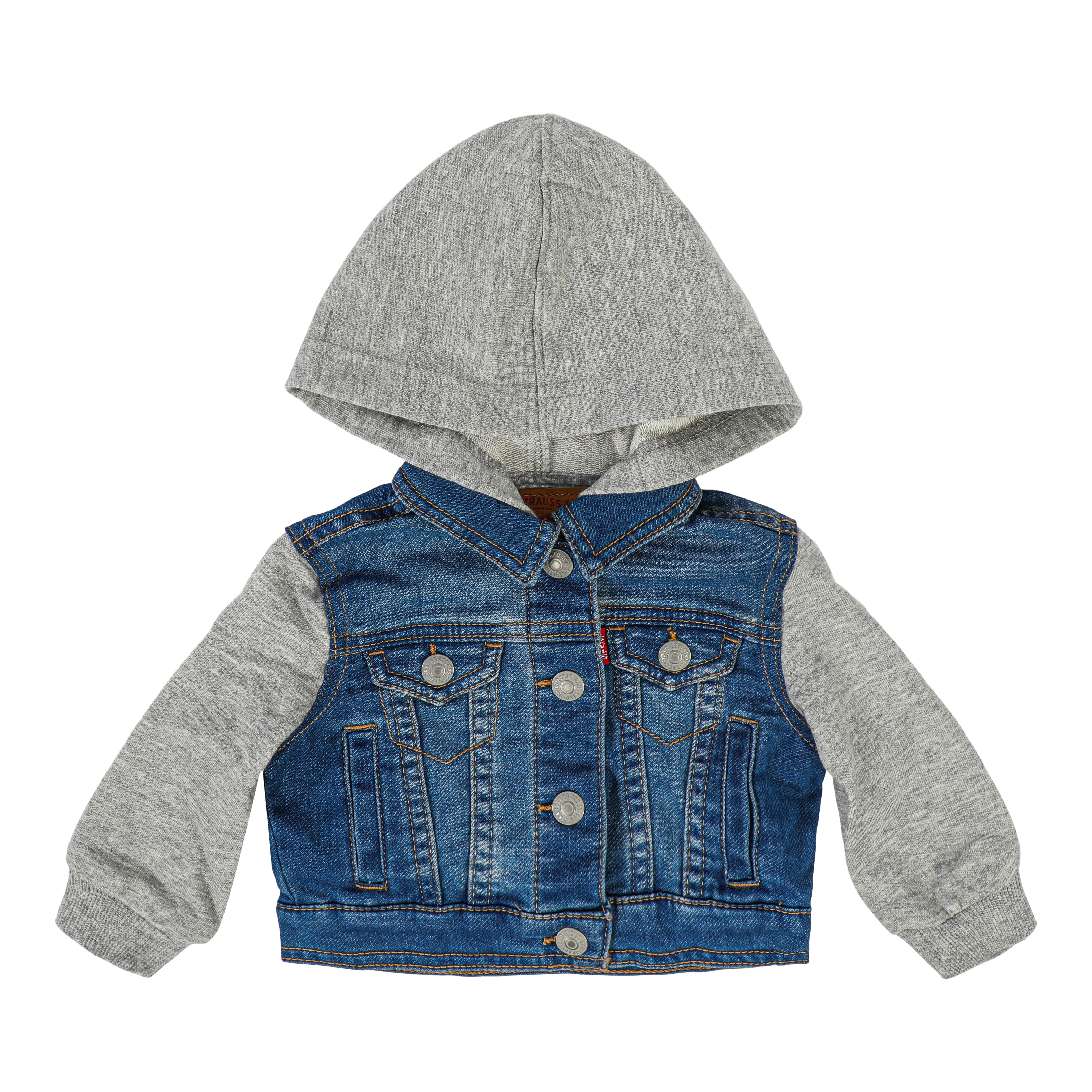 Indigo Hooded Trucker Jacket - Denny's