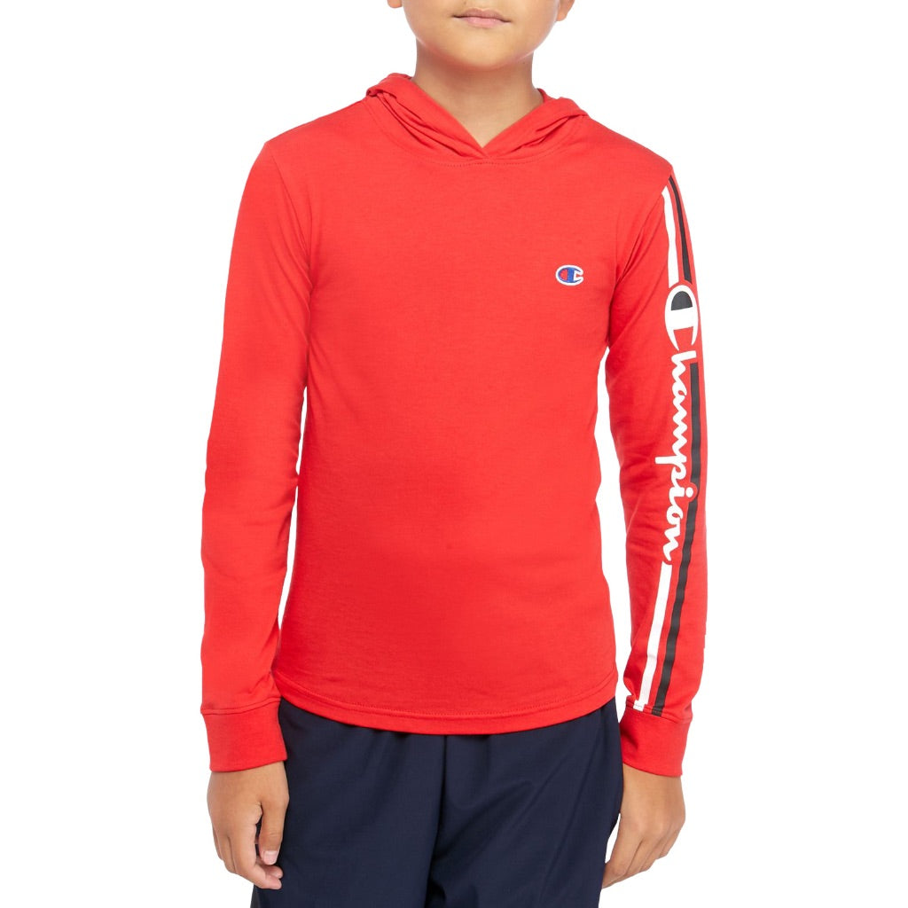 Script Sleeve Jersey Hoodie - Denny's