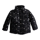 Heart Print Puffer Jacket - Denny's