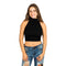 Ribbed High Neck Tank - Denny's