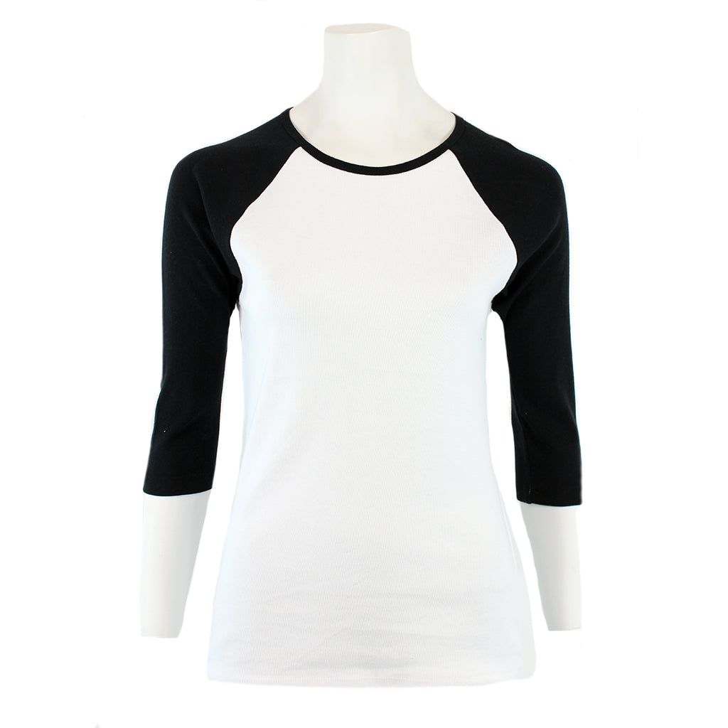 Three Quarter Sleeve Raglan Tee - Denny's
