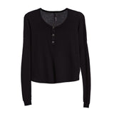 Drop Shoulder Thermal Henley - Denny's