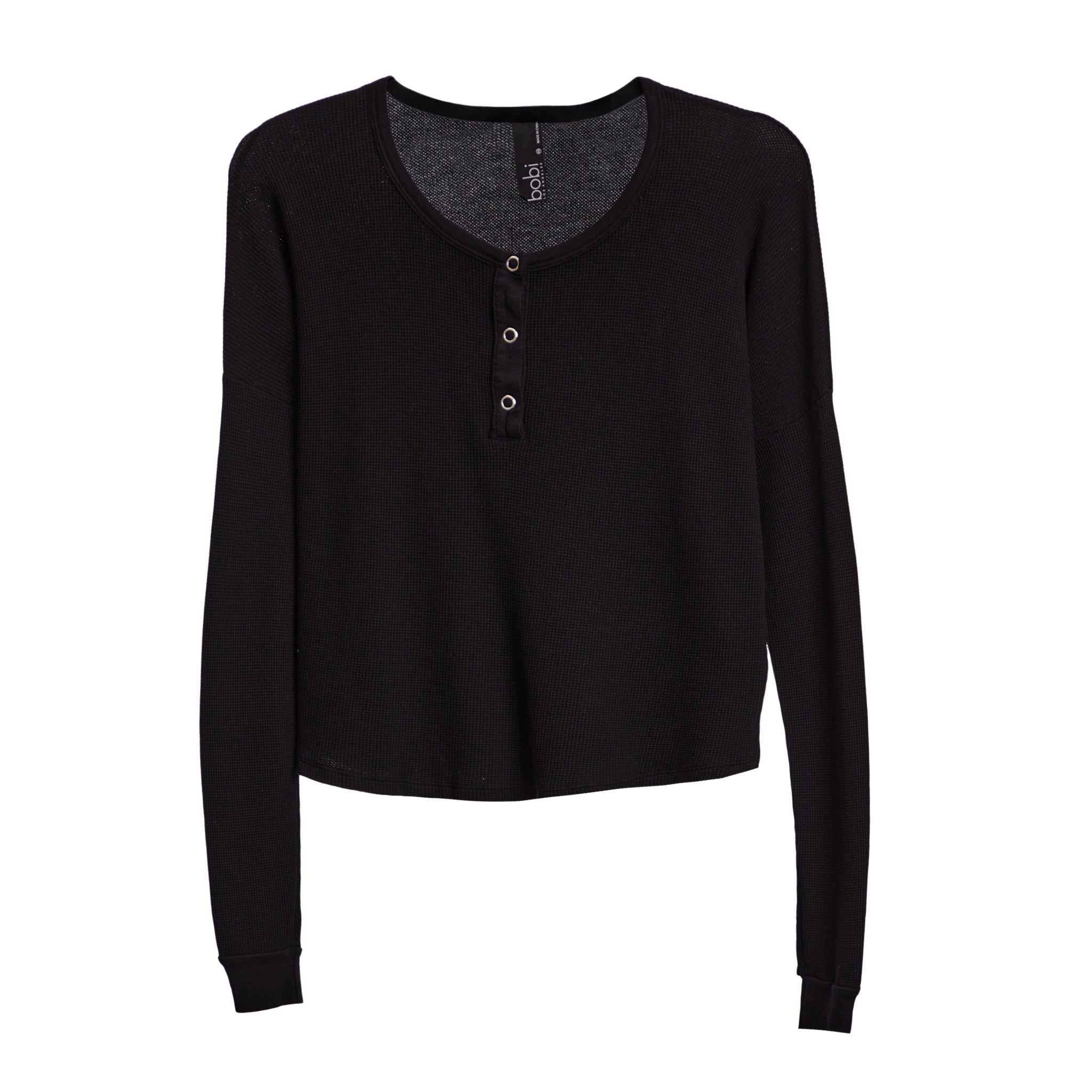 Drop Shoulder Thermal Henley - Denny's
