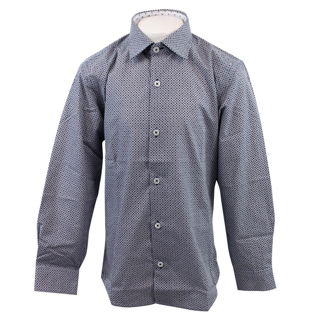 Marino Octagons Button Down - Denny's