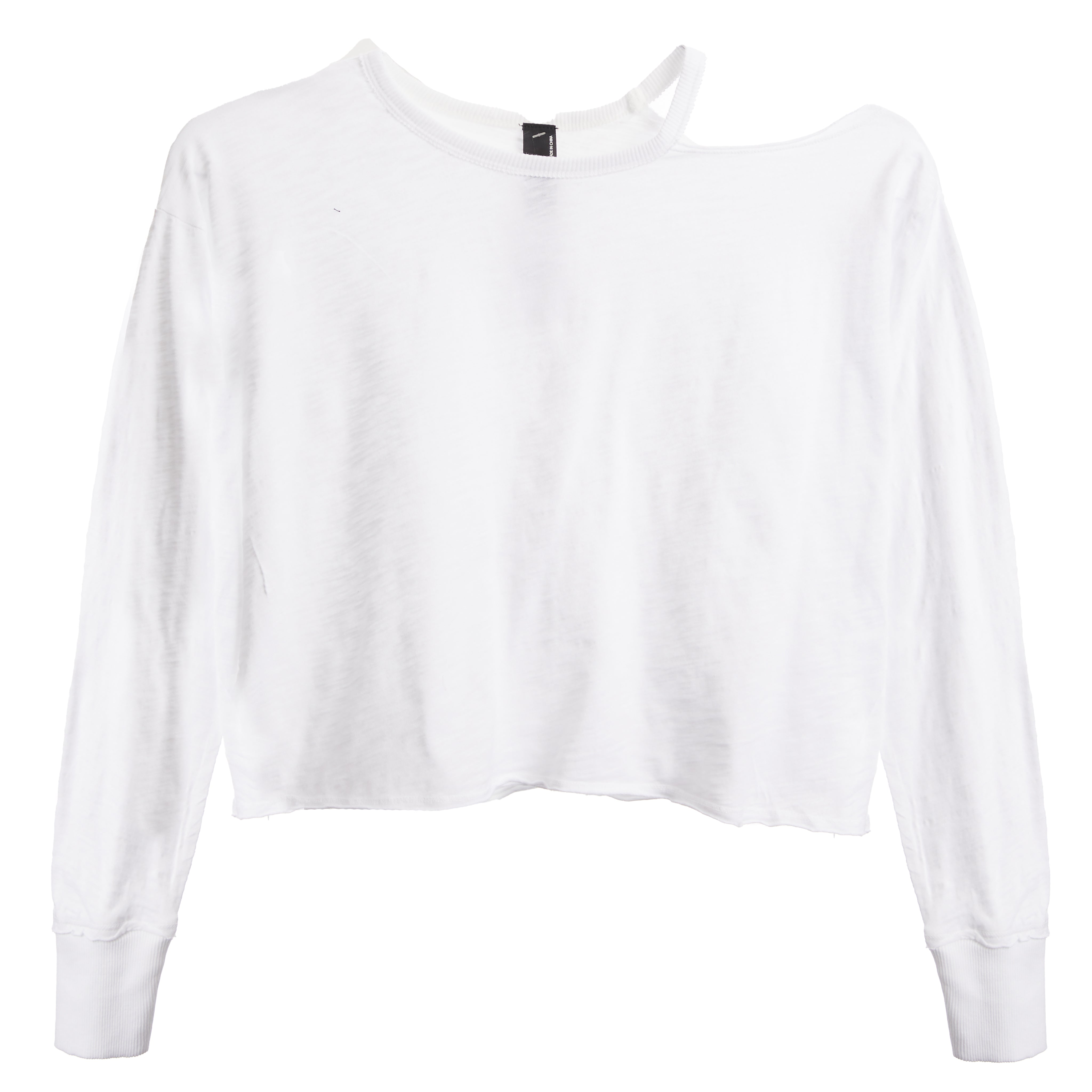 Asymmetric Cold Shoulder Tee - Denny's