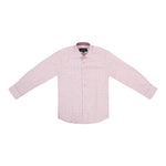 Blush Window Pane Check Dress Shirt - Denny's