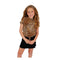 Leopard Short Sleeve Knotted Tee - Denny's