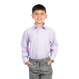 Lavender Check Dress Shirt - Denny's
