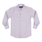 Lavender Check Dress Shirt - Denny's