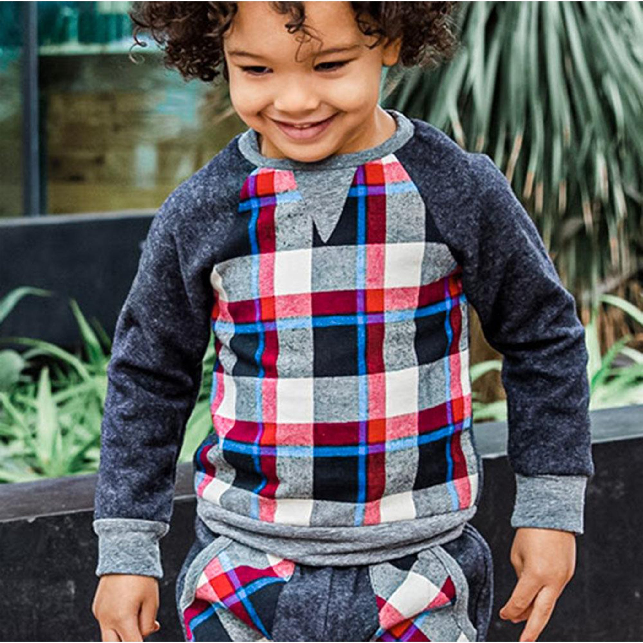 Iggy Peppermint Flannel Sweatshirt - Denny's