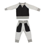 Two Piece Set with Sweatshirt & Pant with Pockets - Denny's