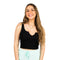 Split Neck Cropped Tank - Denny's