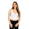 Split Neck Cropped Tank - Denny's