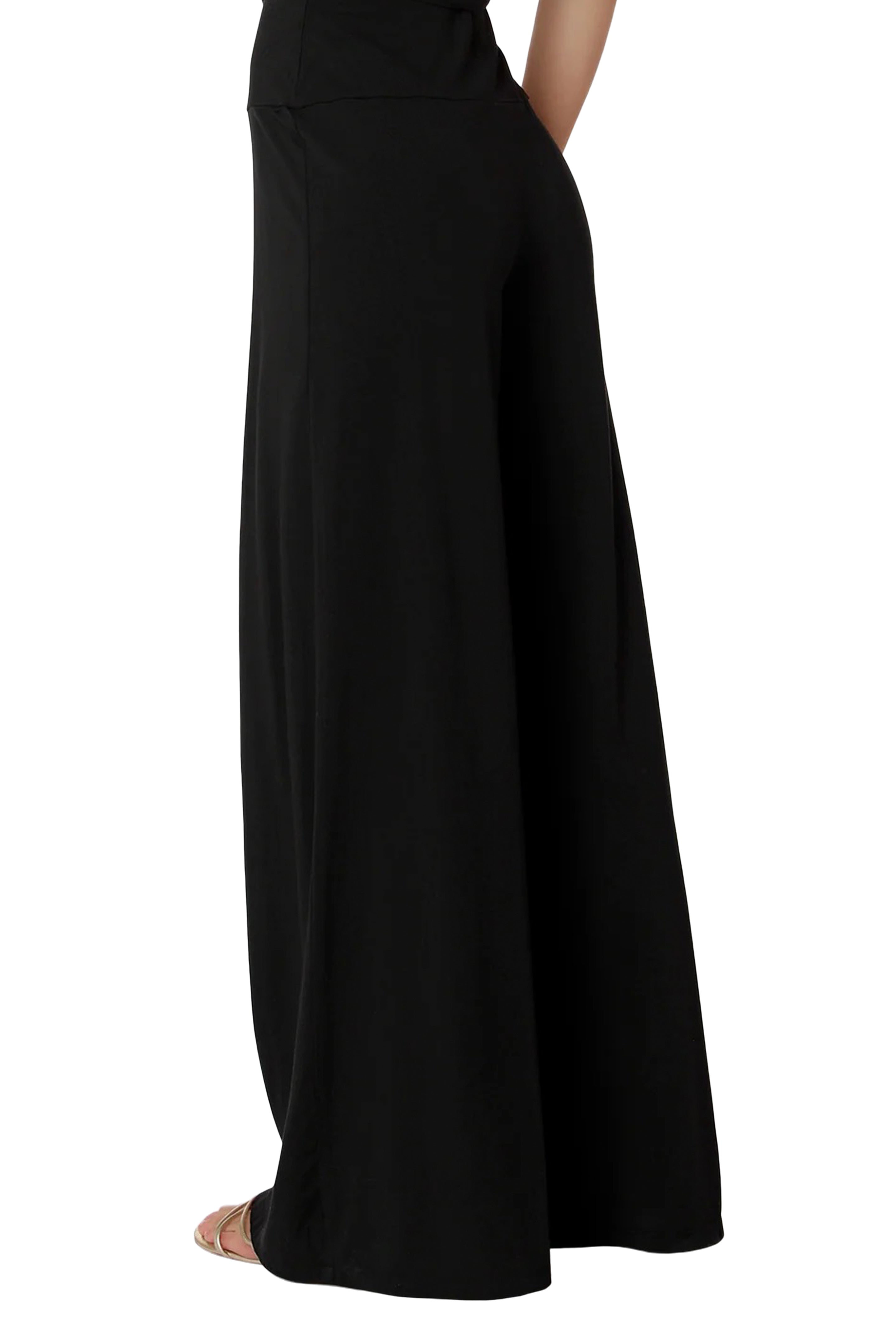 High Waist Wide Leg Pant - Denny's