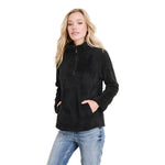 Fuzzy Half Zip Sweater - Denny's
