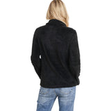 Fuzzy Half Zip Sweater - Denny's