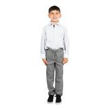 Grey & White Window Dress Shirt - Denny's