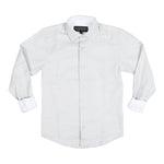 Grey & White Window Dress Shirt - Denny's