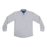 Plaid Window Pane Dress Shirt - Denny's